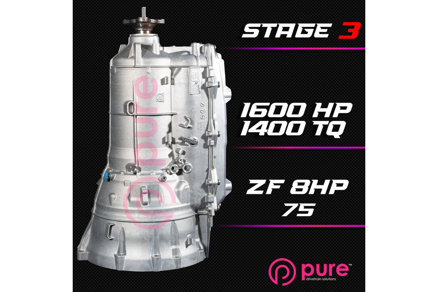 Pure Drivetrain Solutions - ZF 8HP75 TRANSMISSION UPGRADE