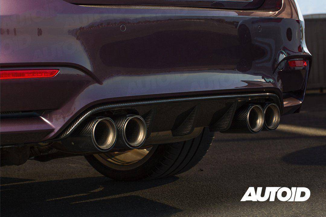 Carbon Fibre Performance Rear Diffuser for BMW M3 & M4 (2014 - 2019 F80 F82 F83) - Evolve Automotive