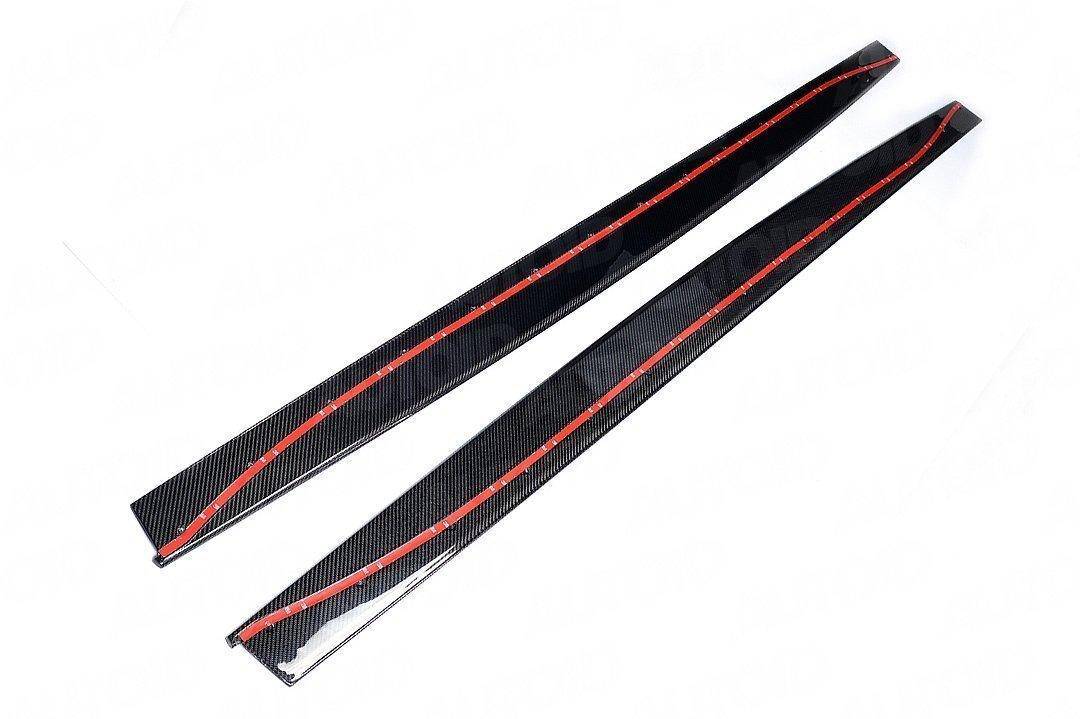 Carbon Fibre Side Skirts for BMW M3 & M4 (2014 - 2019, F80 F82) - Evolve Automotive