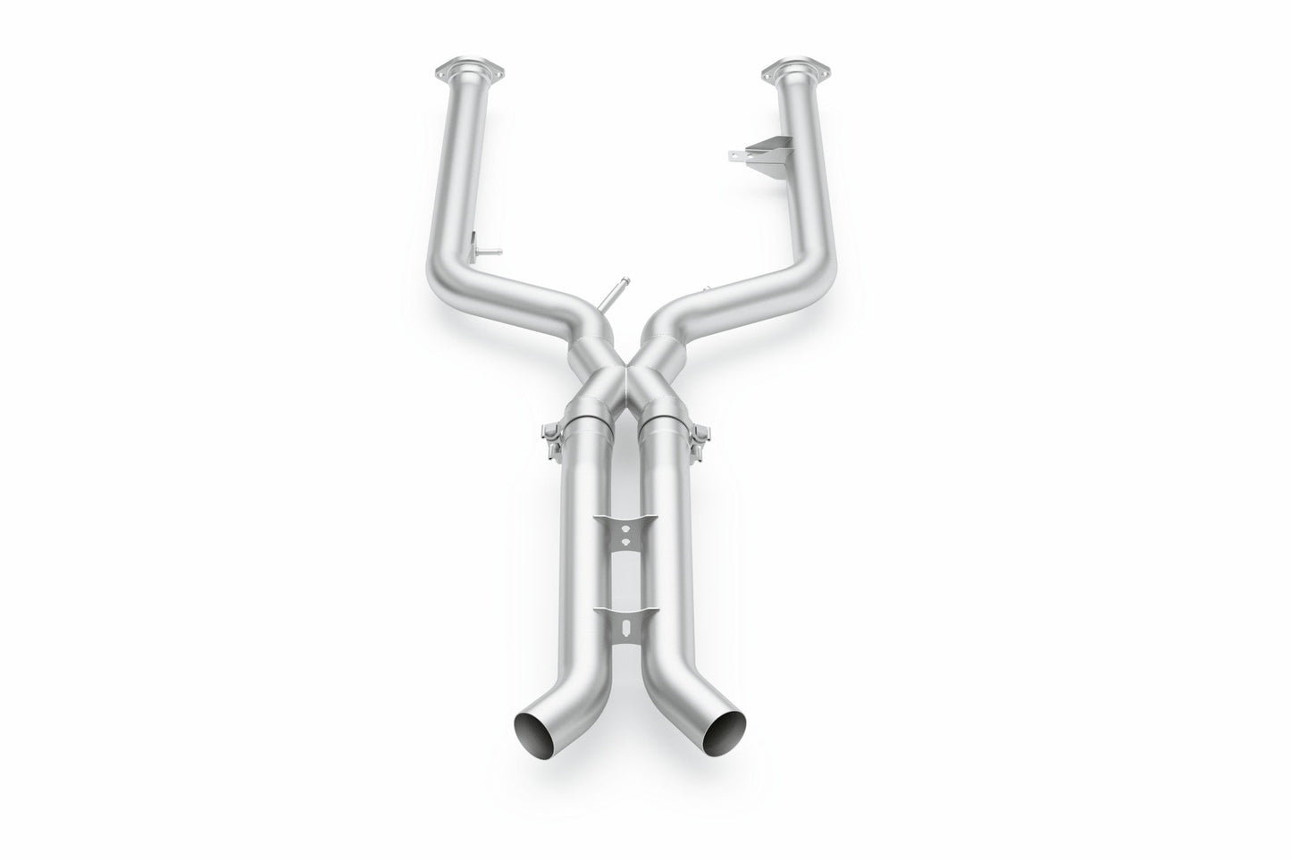 Eisenmann Non - Resonated Center Pipe with X - Pipe Center Pipe - BMW G87 M2 - Evolve Automotive