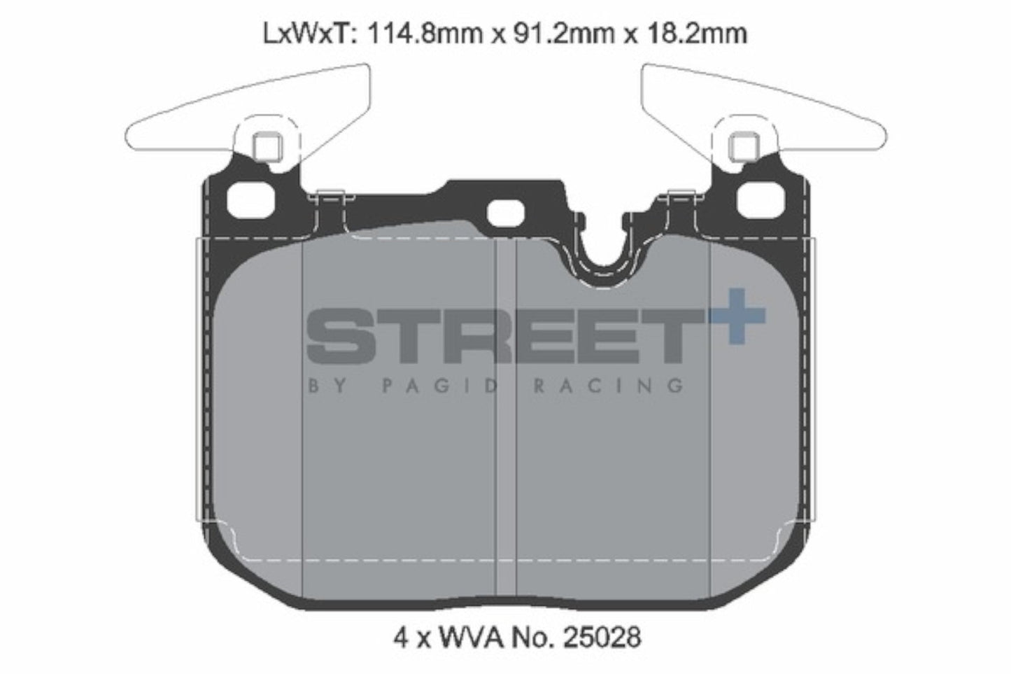 Pagid Street + Front Brake Pads - BMW F20 M135i | M140i - Evolve Automotive