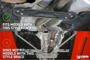 Scorpion Exhausts Tunnel Brace - BMW 1 Series M135i - Evolve Automotive