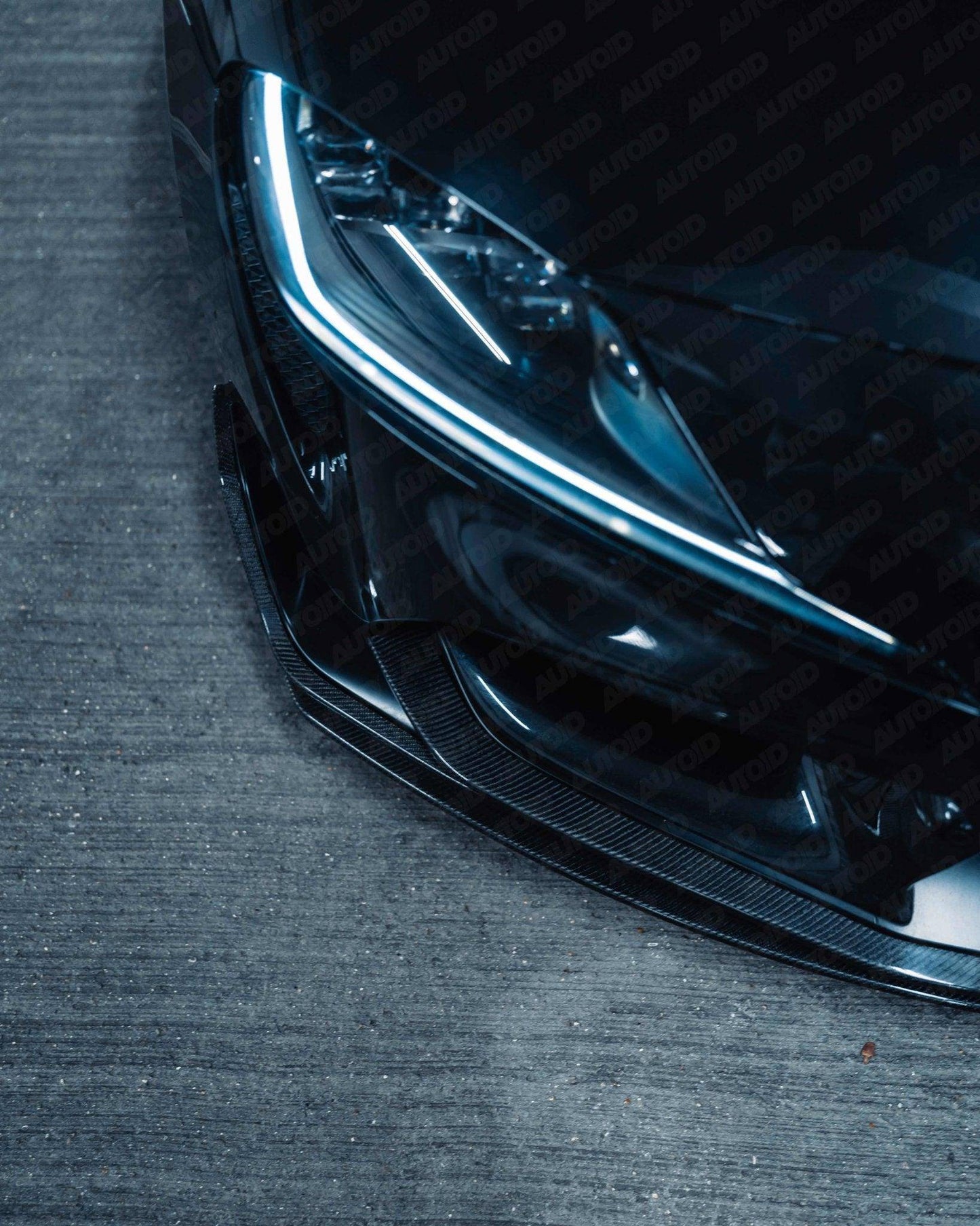 Toyota Supra Mk5 Carbon Fibre ID - 01 Front Splitter (2019+) - Evolve Automotive