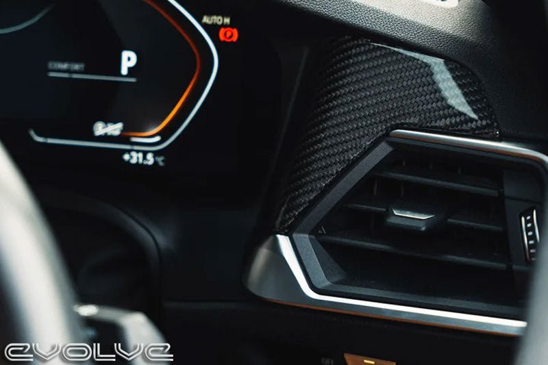 TRE Pre-preg Carbon Fibre Air Vent Trim - BMW G80 M3 | G82 M4 - Evolve Automotive