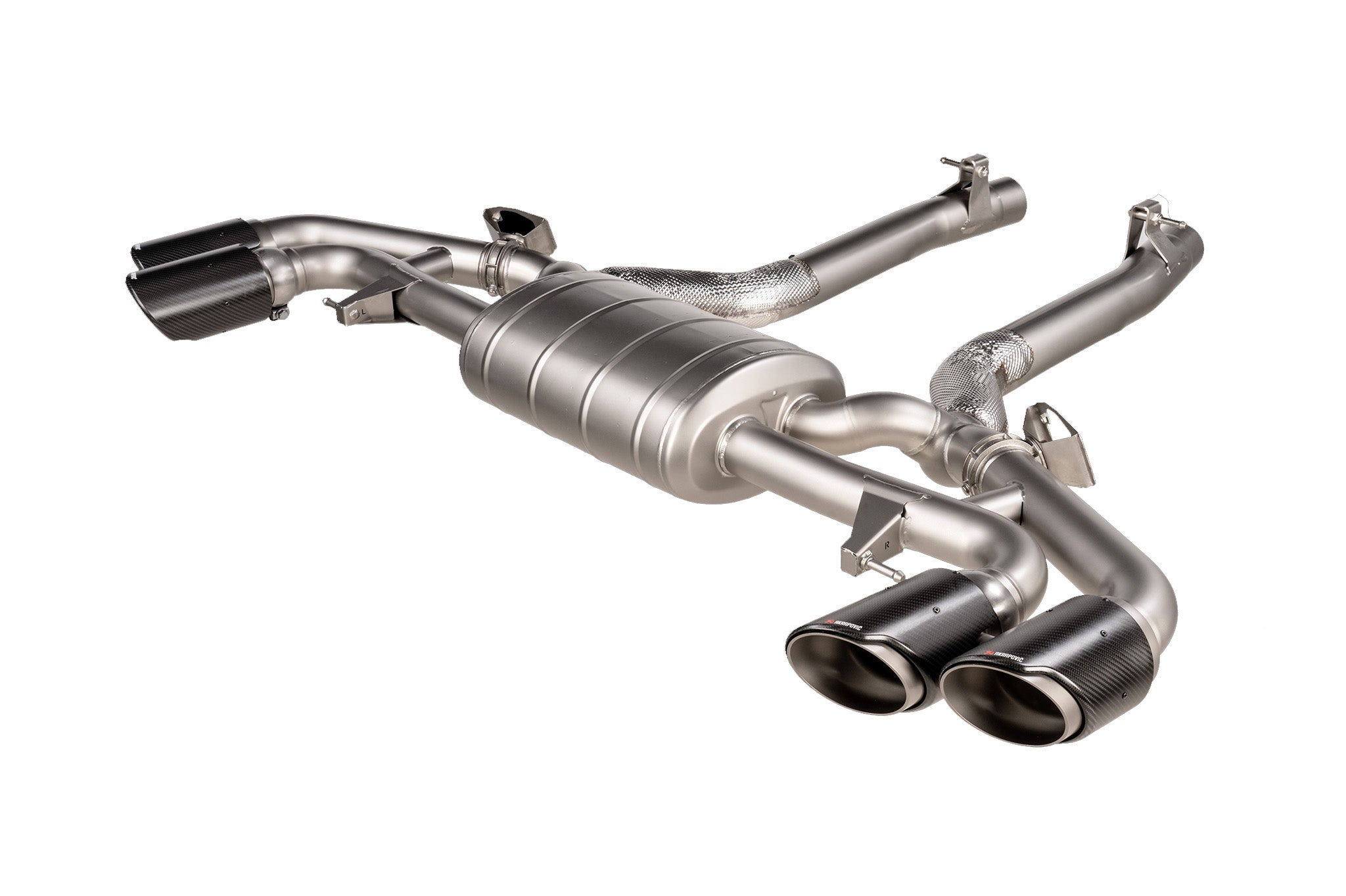 Akrapovic Slip On Line (Titanium) - BMW F95 X5M | Competition (2021 On)