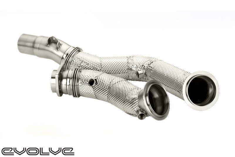 Akrapovic Catless Turbo Down Pipes - BMW 3 Series F80 M3 | 4 Series F82 | F83 M4 | 2 Series F87 M2 Competition