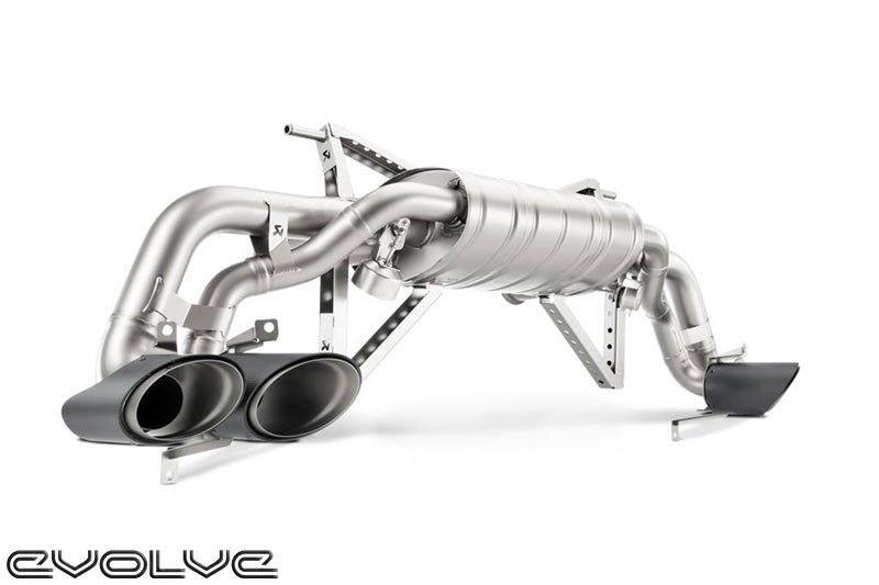 Akrapovic Slip On Line (Titanium) - Lamborghini Huracan LP 580-2 | 610-4 Coupe | Spyder - Evolve Automotive