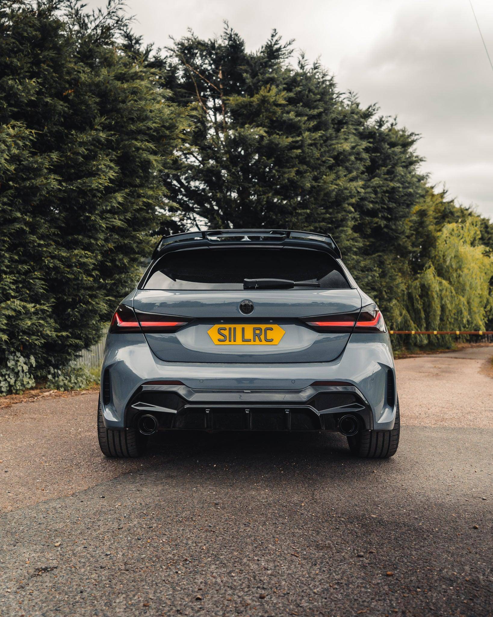 BMW 1 Series, M135i F40 & F70 Gloss Black Performance Rear Wing Spoiler (2019+) - Evolve Automotive