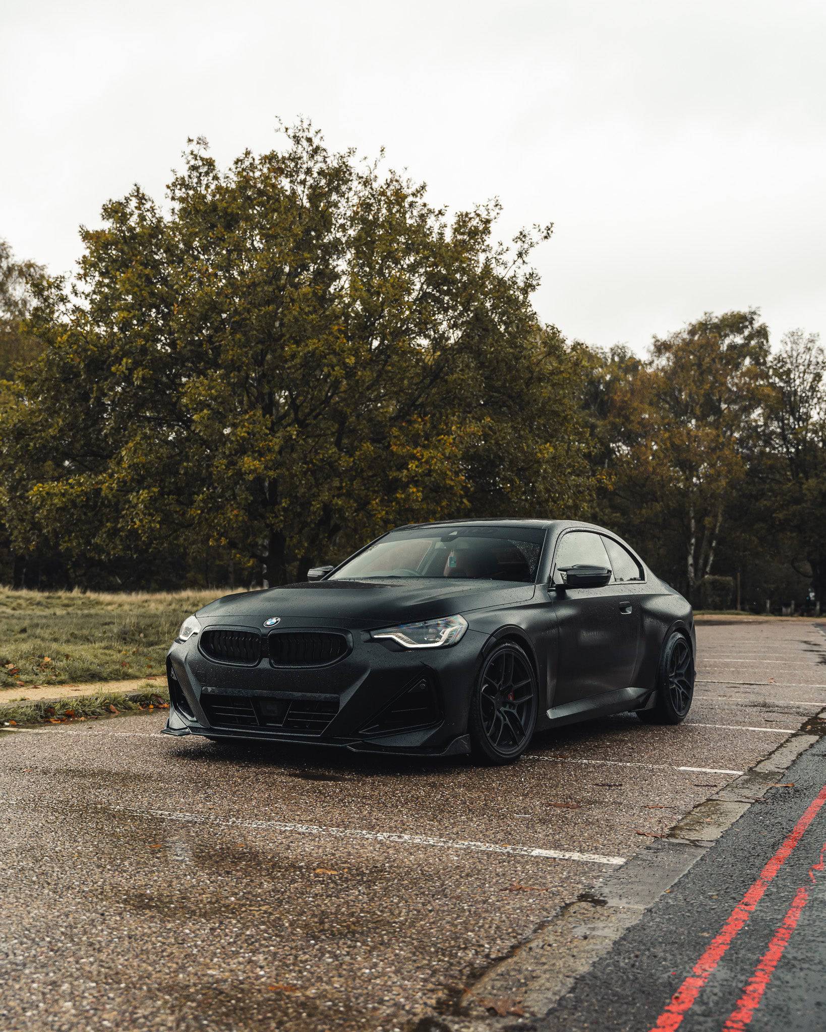 BMW 2 Series & M240i G42 Gloss Black Side Blades Winglets (2021+) - Evolve Automotive