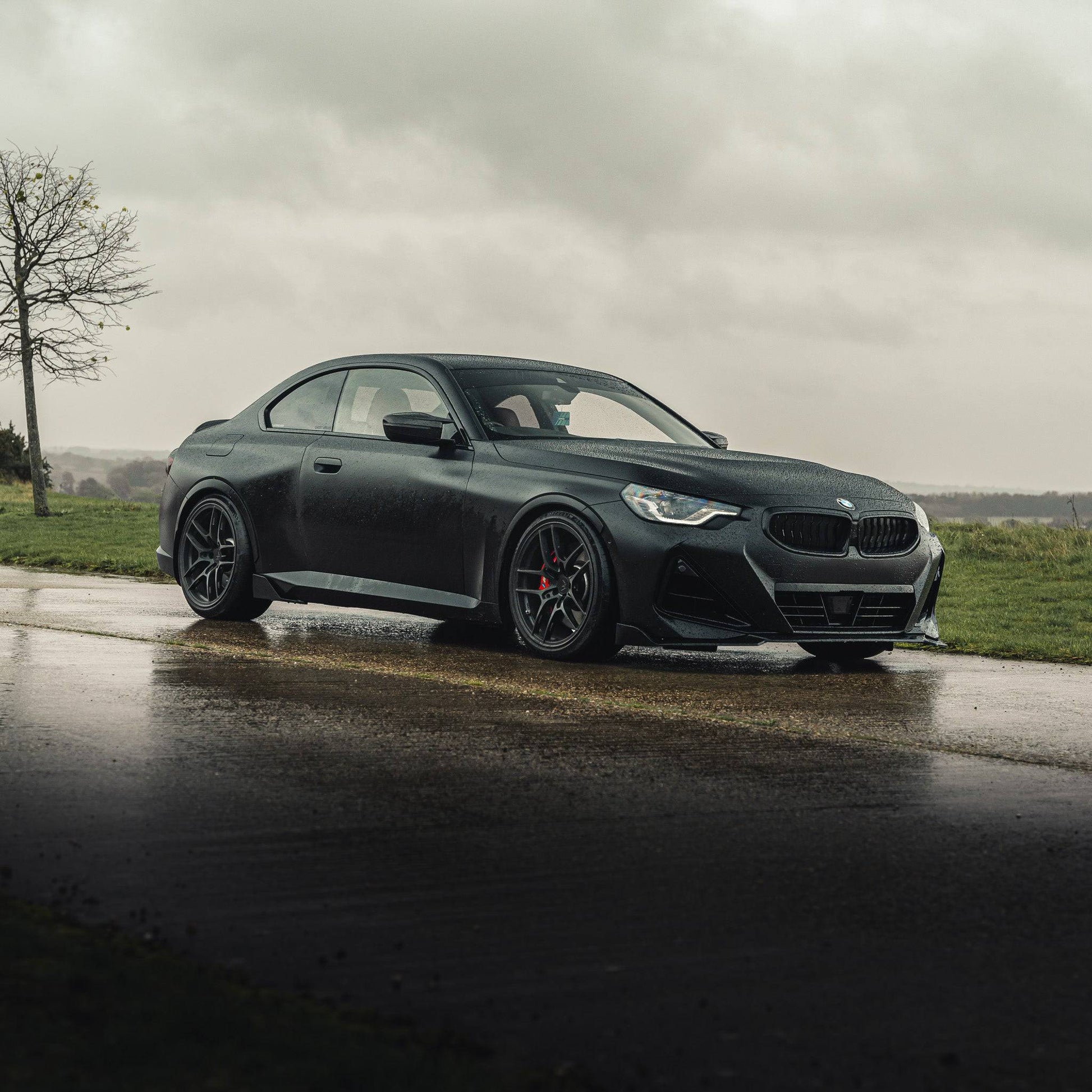 BMW 2 Series & M240i G42 Gloss Black Side Blades Winglets (2021+) - Evolve Automotive