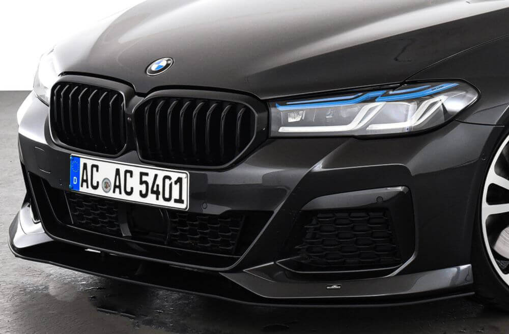 BMW 5 Series LCI G30 G31 Gloss Black Kidney Grilles (2020 - 2023) - Evolve Automotive