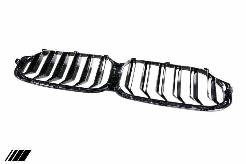 BMW 5 Series LCI G30 G31 Gloss Black Kidney Grilles (2020 - 2023) - Evolve Automotive