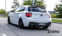 BMW M135i F20 Pre - LCI EVO - 1 Gloss Black Rear Diffuser Splitters by ZAERO (2011 - 2015) - Evolve Automotive