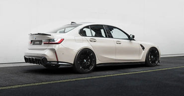 BMW M3 G80 Saloon & 3 Series G20 EVO - S Gloss Black Rear Spoiler Lip by ZAERO (2021+) - Evolve Automotive