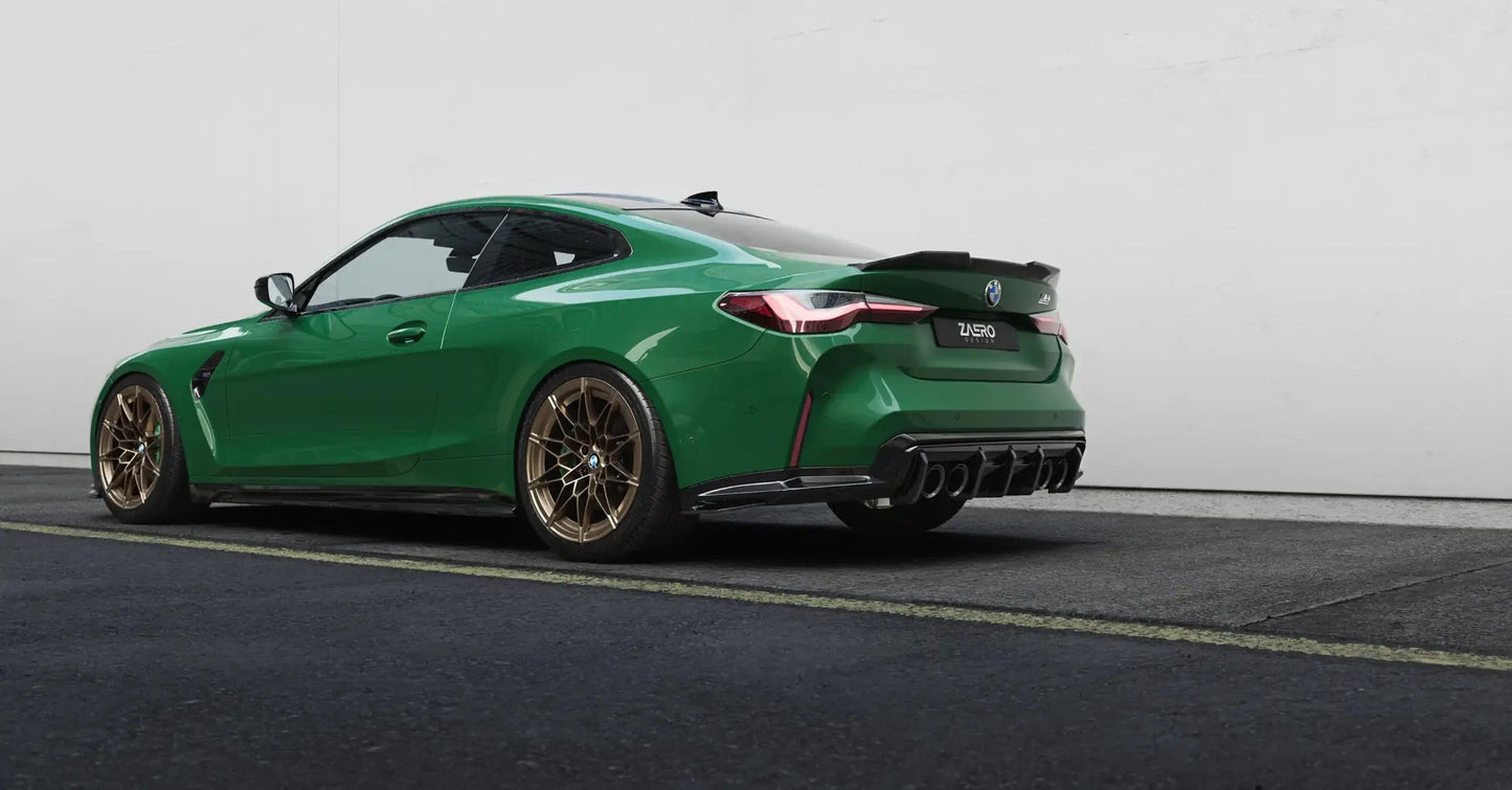 BMW M4 G82 EVO - S Gloss Black Rear Spoiler Lip by ZAERO (2021+) - Evolve Automotive