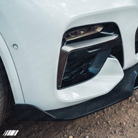 BMW X3 G01 & X4 G02 Pre - LCI Carbon Fibre Competition Front Splitter (2017 - 2021) - Evolve Automotive
