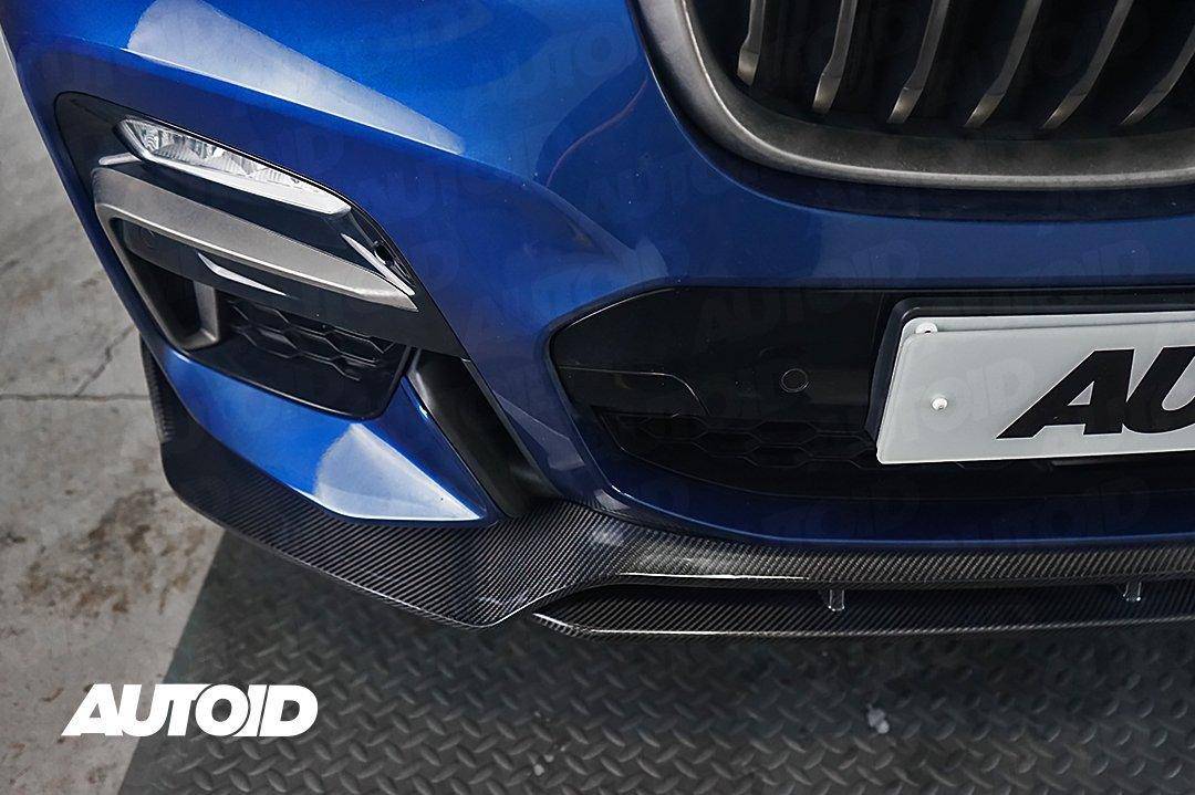 BMW X3 G01 & X4 G02 Pre - LCI Carbon Fibre Competition Front Splitter (2017 - 2021) - Evolve Automotive