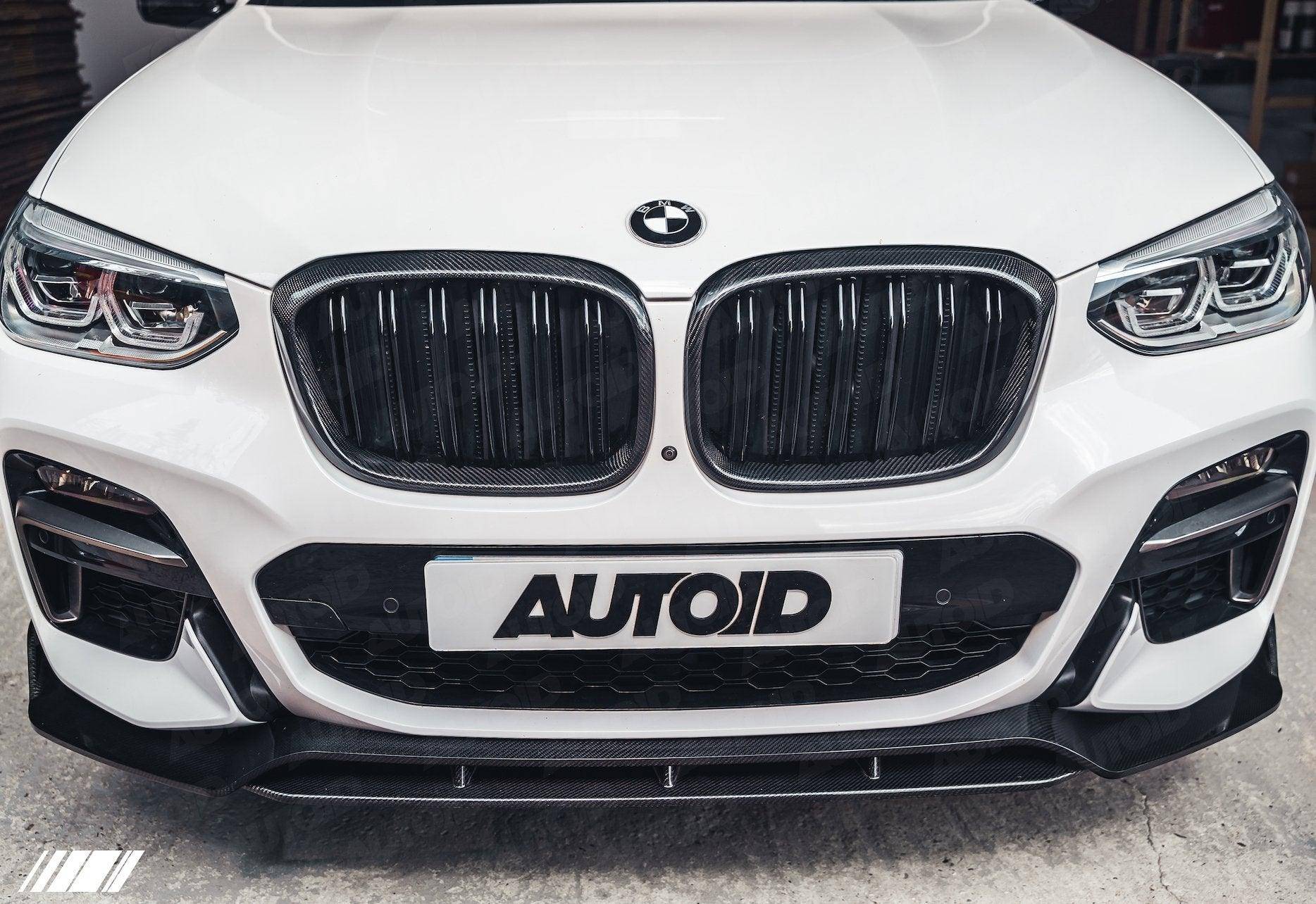 BMW X3 G01 & X4 G02 Pre - LCI Carbon Fibre Competition Front Splitter (2017 - 2021) - Evolve Automotive