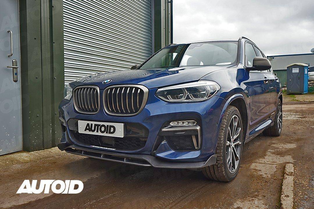 BMW X3 G01 & X4 G02 Pre - LCI Carbon Fibre Competition Front Splitter (2017 - 2021) - Evolve Automotive