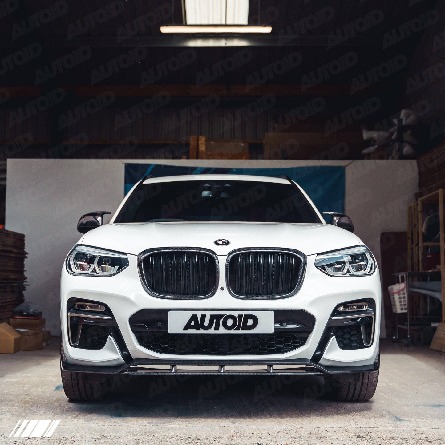 BMW X3 G01 & X4 G02 Pre - LCI Carbon Fibre Competition Front Splitter (2017 - 2021) - Evolve Automotive