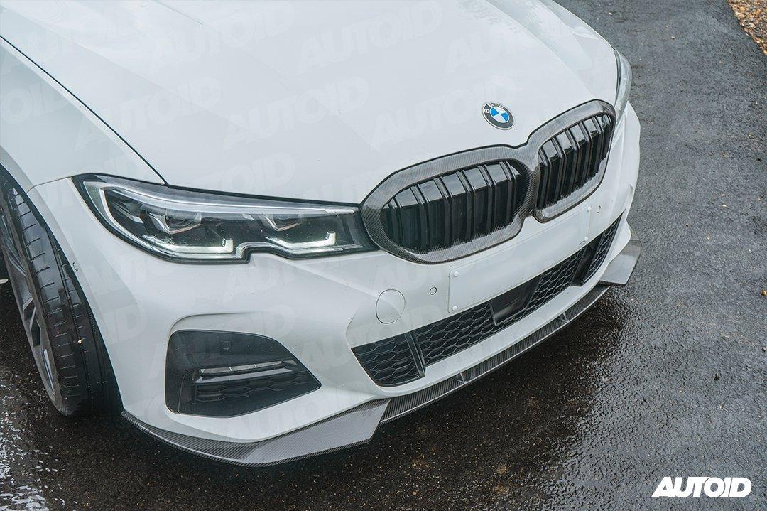 Carbon Fibre Competition Front Splitter for BMW 3 Series Pre - LCI (2018 - 2022, G20 G21) - Evolve Automotive