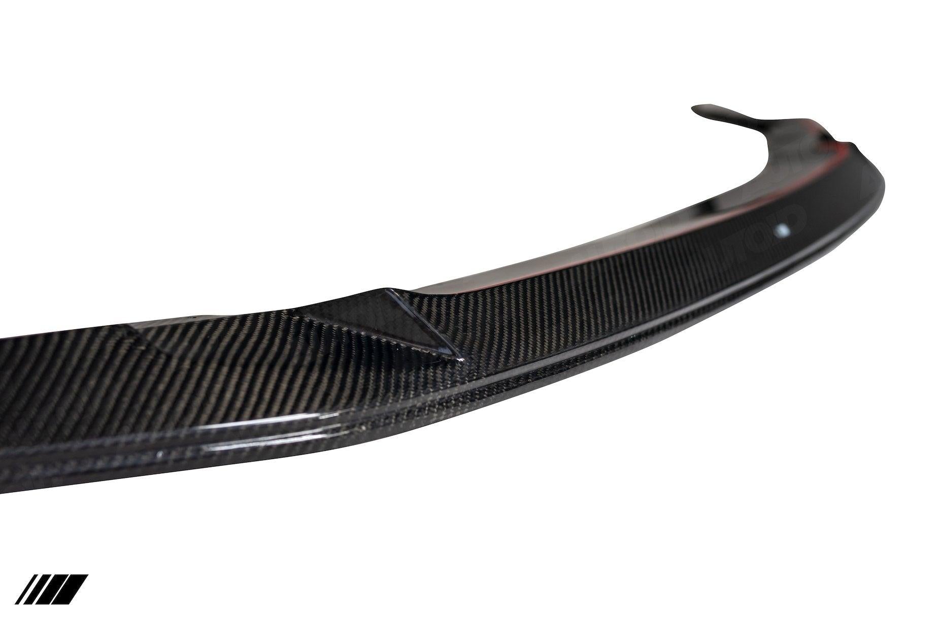 Carbon Fibre Competition Front Splitter for BMW M5 (2017 - 2020, F90) - Evolve Automotive