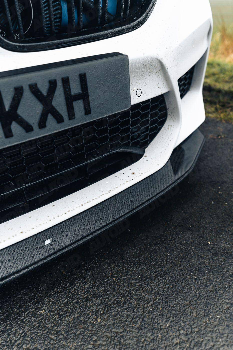 Carbon Fibre Competition Front Splitter for BMW M5 (2017 - 2020, F90) - Evolve Automotive