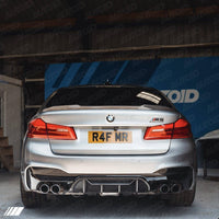 Carbon Fibre CS Rear Spoiler for BMW 5 Series & M5 (2017 - 2023, G30 F90) - Evolve Automotive
