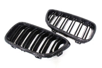 Carbon Fibre Double Slat Kidney Grilles for BMW 2 Series & M2 (2014 - 2020, F22 F87) - Evolve Automotive