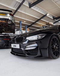 Carbon Fibre Double Slat Kidney Grilles for BMW 4 Series, M3 & M4 (2014 - 2020, F32 F33 F80 F82 F83) - Evolve Automotive