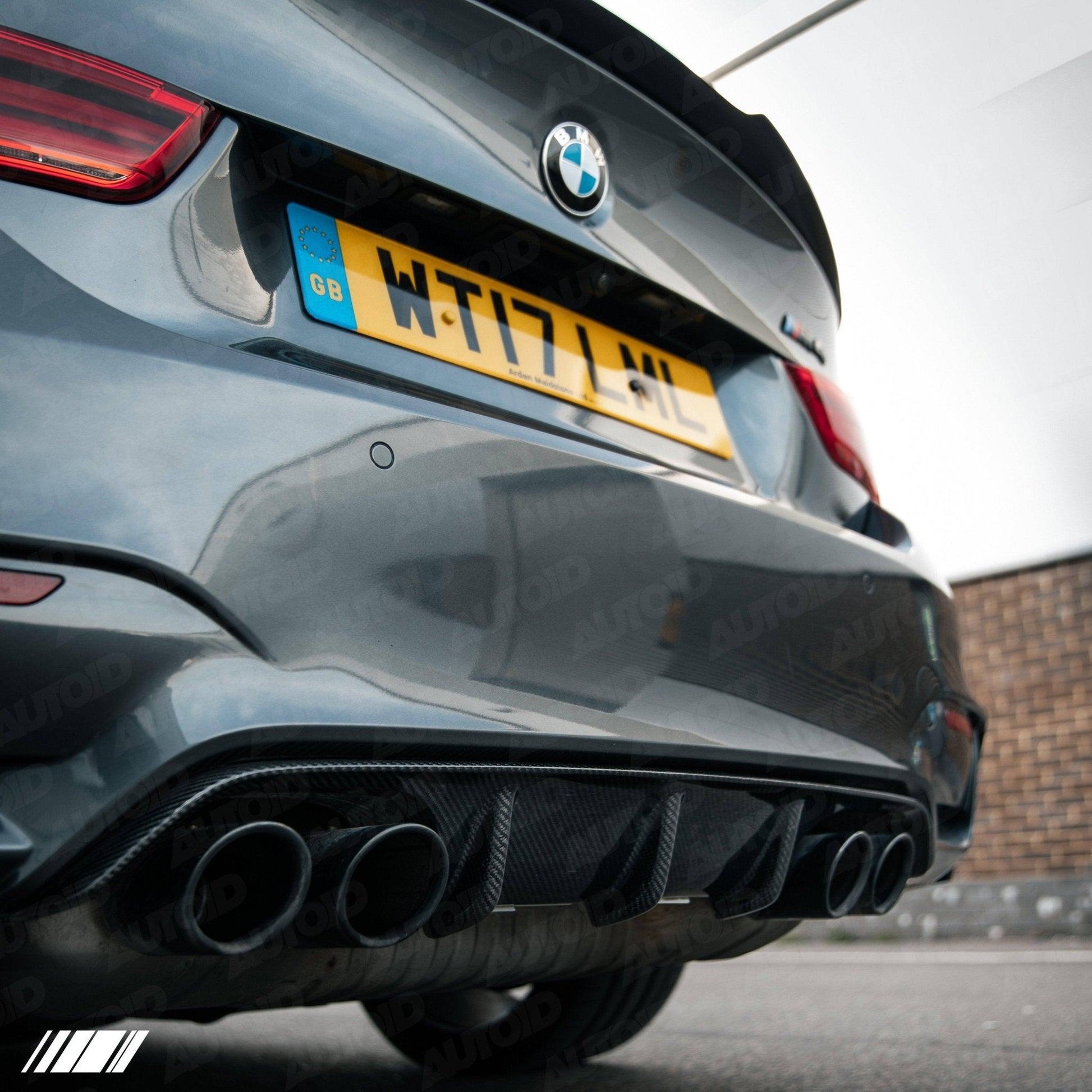 Carbon Fibre Performance Rear Diffuser for BMW M3 & M4 (2014 - 2019 F80 F82 F83) - Evolve Automotive