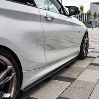 Carbon Fibre Performance Side Skirts for BMW 1 Series & 2 Series (2014 - 2020, F20 F21 F22 F23) - Evolve Automotive