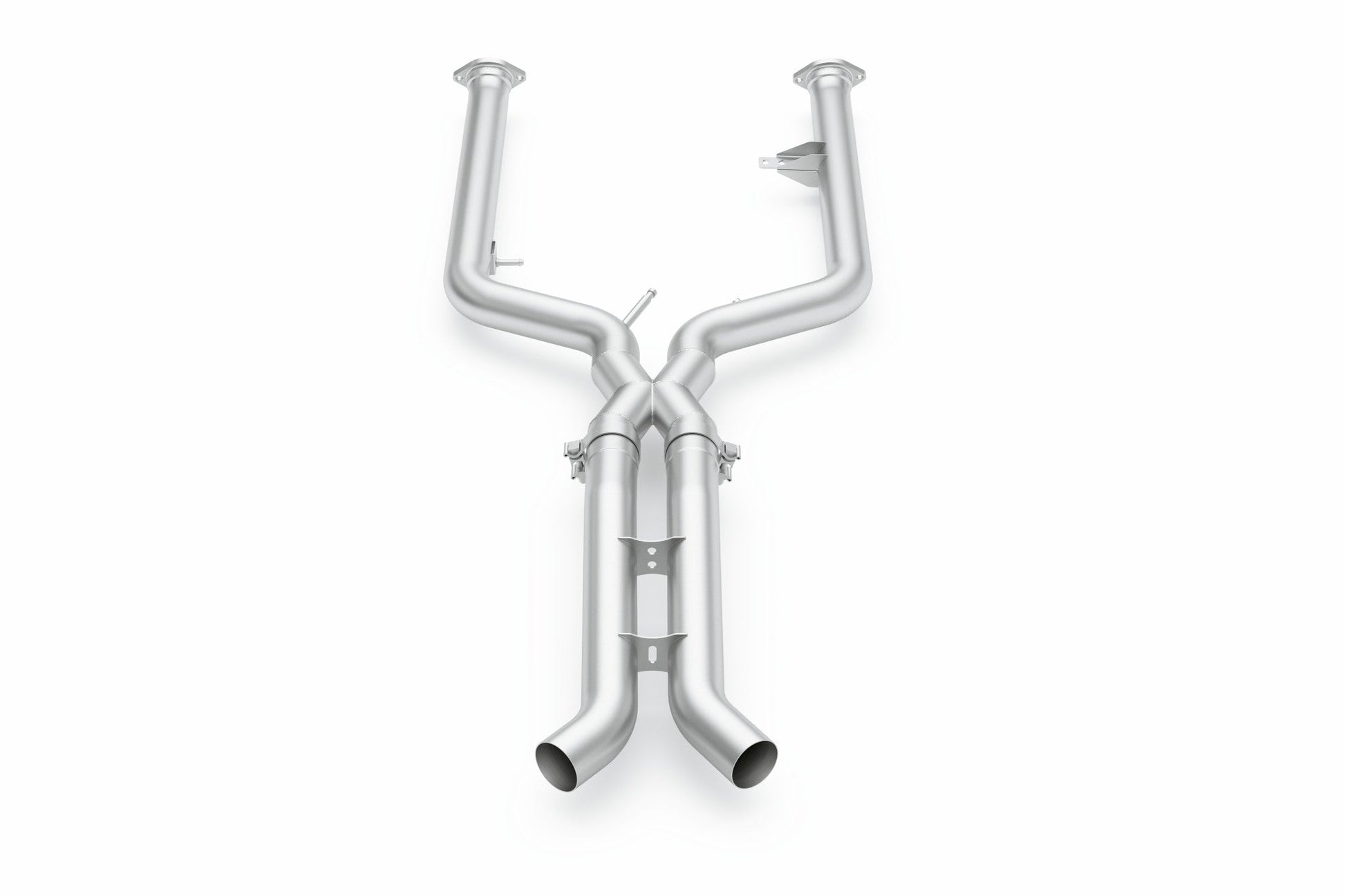 Eisenmann Non - Resonated Center Pipe with X - Pipe Center Pipe - BMW G87 M2 - Evolve Automotive