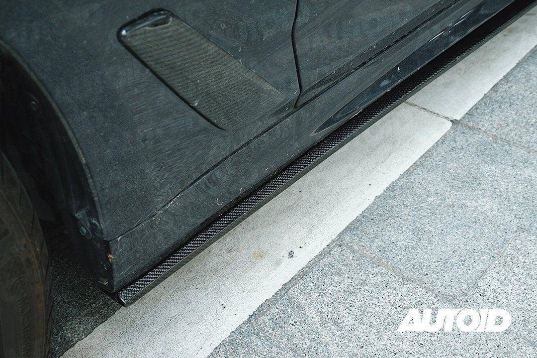 Essentials Carbon Fibre Performance Side Skirts - BMW F90 M5 | G30 5 Series - Evolve Automotive