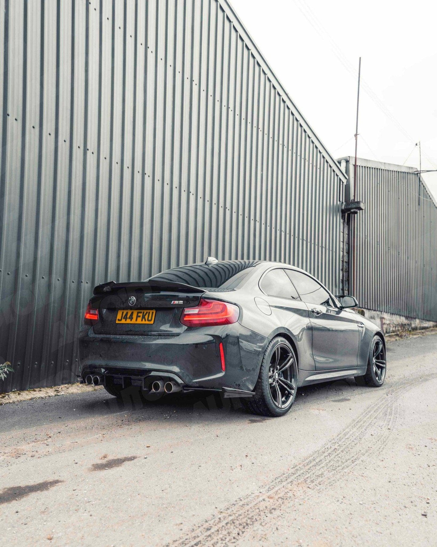 Gloss Black Competition Rear Diffuser for BMW M2 & M2 Competition (2015 - 2021, F87) - Evolve Automotive