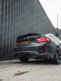 Gloss Black Competition Rear Diffuser for BMW M2 & M2 Competition (2015 - 2021, F87) - Evolve Automotive