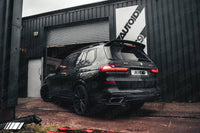 Gloss Black Competition Rear Diffuser Set for BMW X7 (2018+, G07) - Evolve Automotive