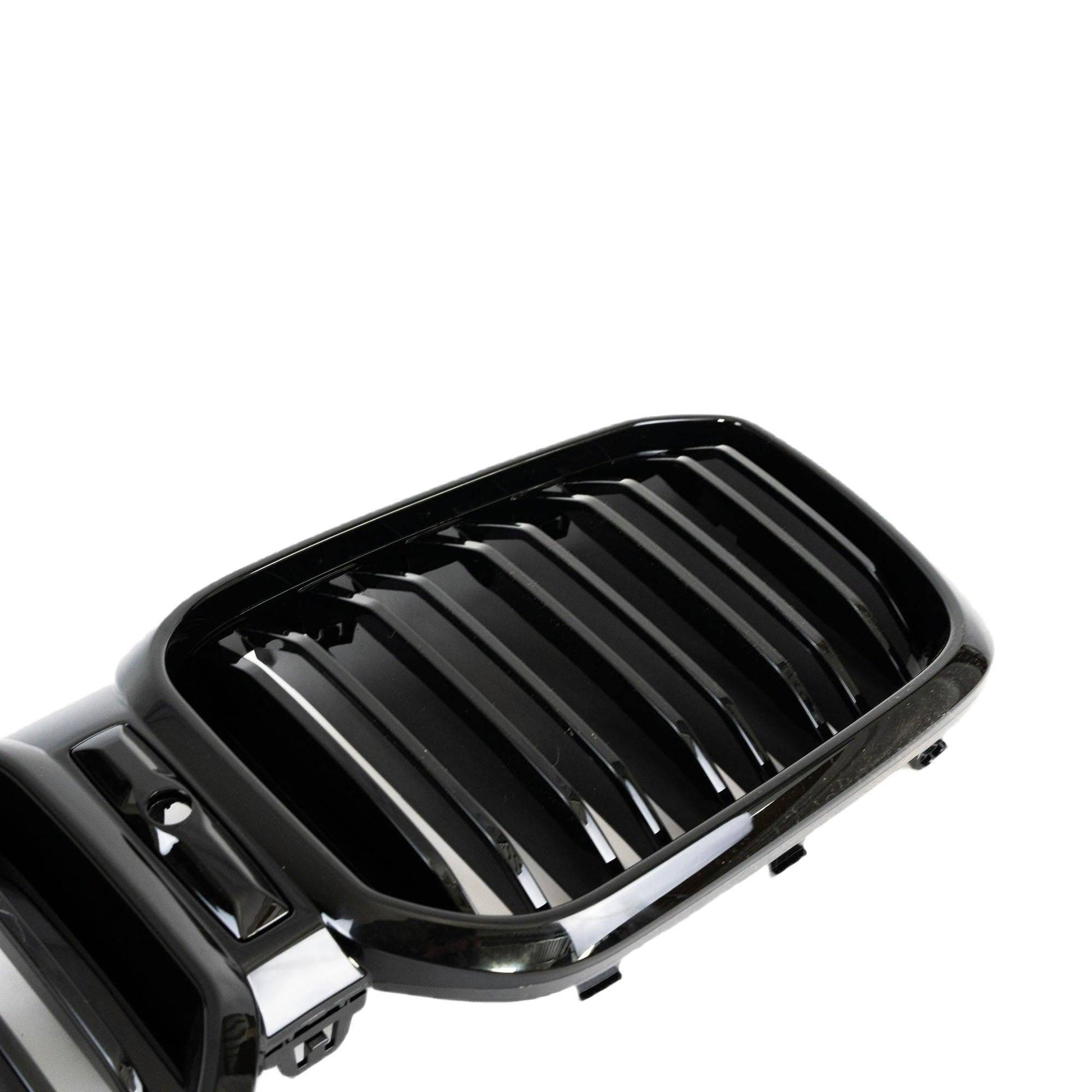 Gloss Black Kidney Grille for BMW X3 LCI & X4 LCI (2021+, G01 G02) - Evolve Automotive