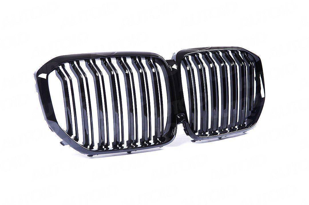 Gloss Black Kidney Grille for BMW X7 (2018+, G07) - Evolve Automotive