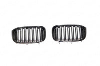 Gloss Black Kidney Grilles for BMW X3 & X4 (2019 - 2022, G01 G02) - Evolve Automotive