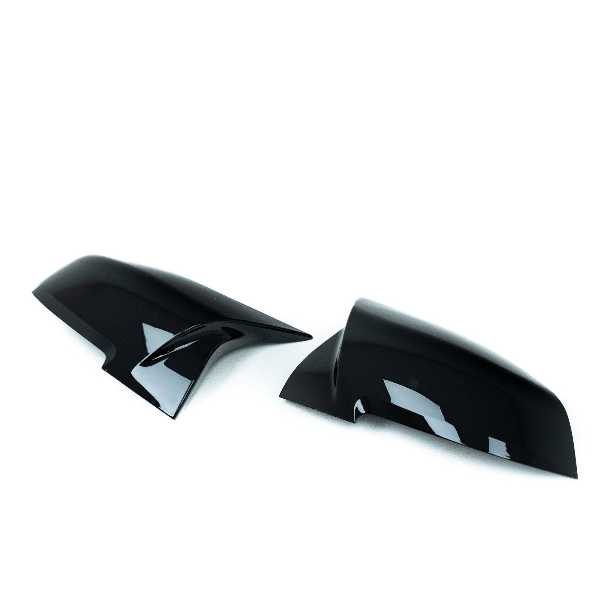 Gloss Black M Style Wing Mirror Covers for BMW (2012 - 2019, F20 F21 F22 F30 F32 F87) - Evolve Automotive