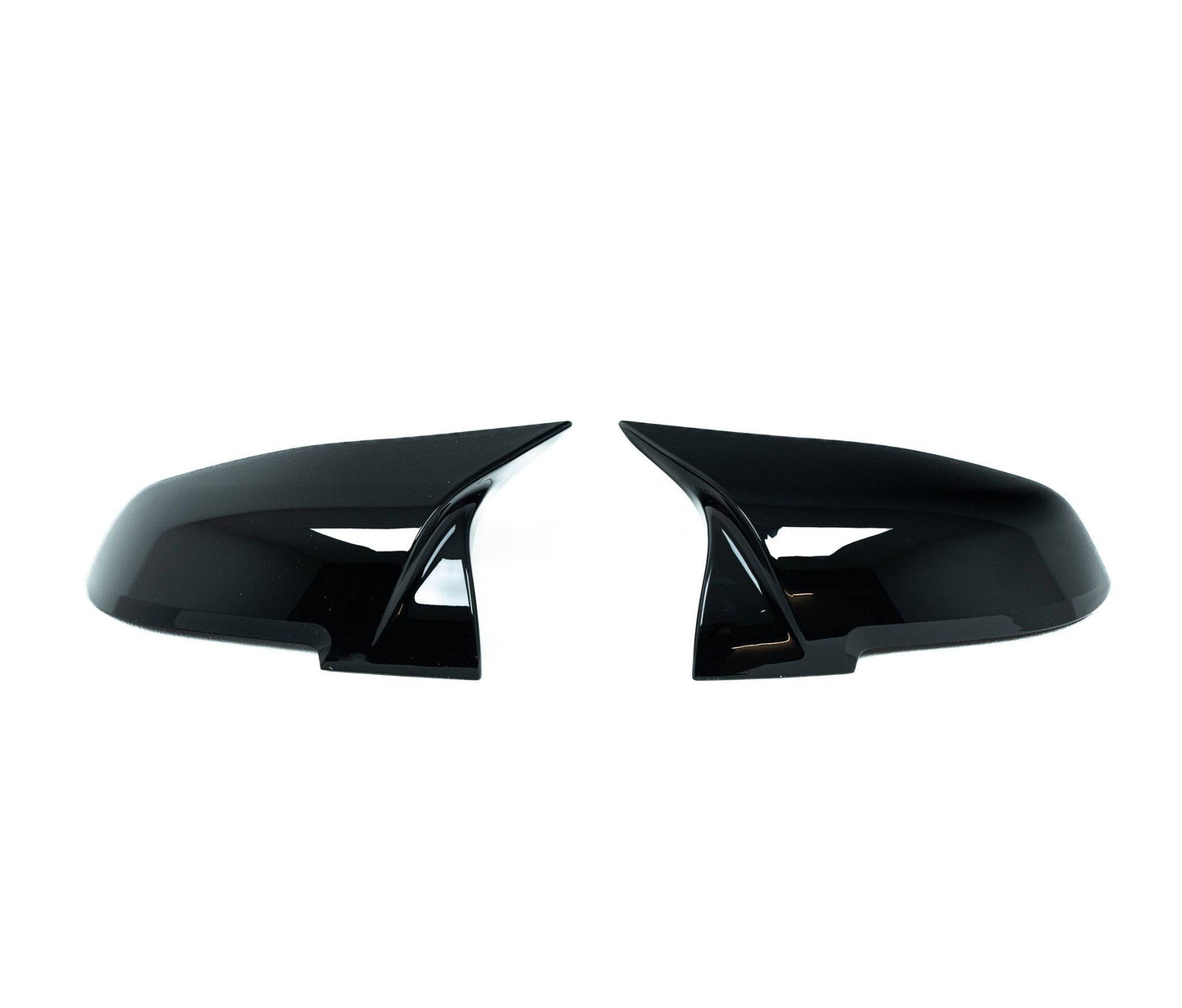 Gloss Black M Style Wing Mirror Covers for BMW (2012 - 2019, F20 F21 F22 F30 F32 F87) - Evolve Automotive