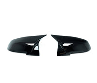 Gloss Black M Style Wing Mirror Covers for BMW (2012 - 2019, F20 F21 F22 F30 F32 F87) - Evolve Automotive