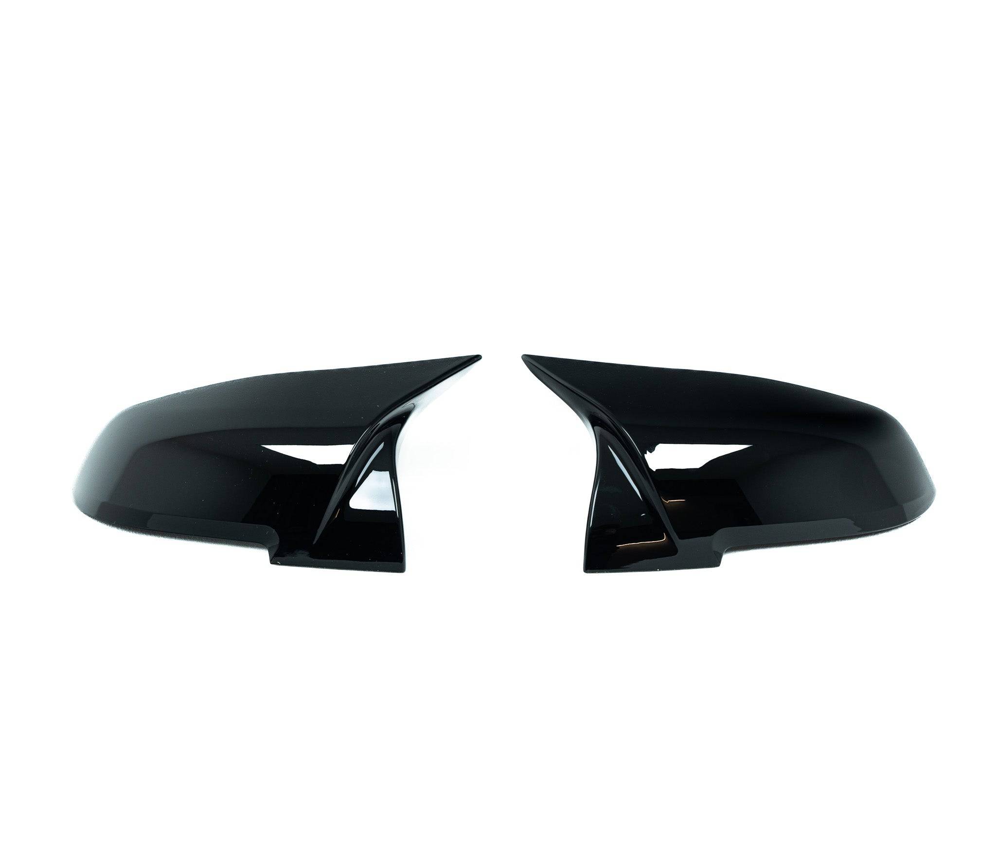 Gloss Black M Style Wing Mirror Covers for BMW (2012 - 2019, F20 F21 F22 F30 F32 F87) - Evolve Automotive