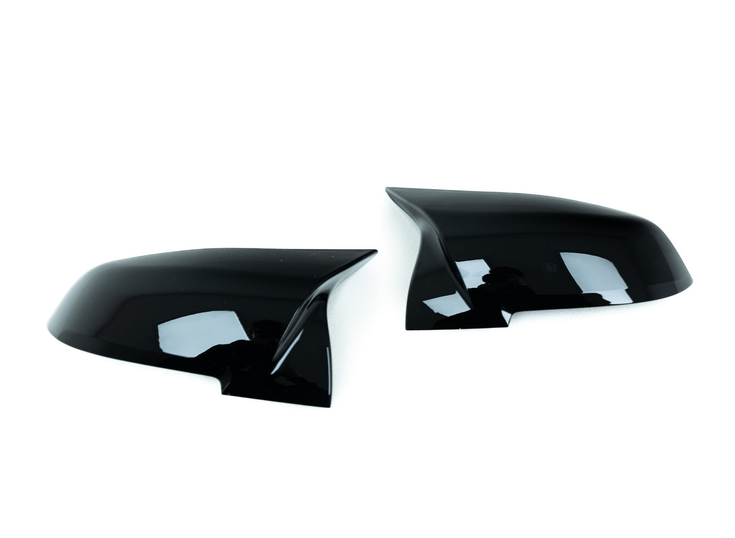 Gloss Black M Style Wing Mirror Covers for BMW (2012 - 2019, F20 F21 F22 F30 F32 F87) - Evolve Automotive