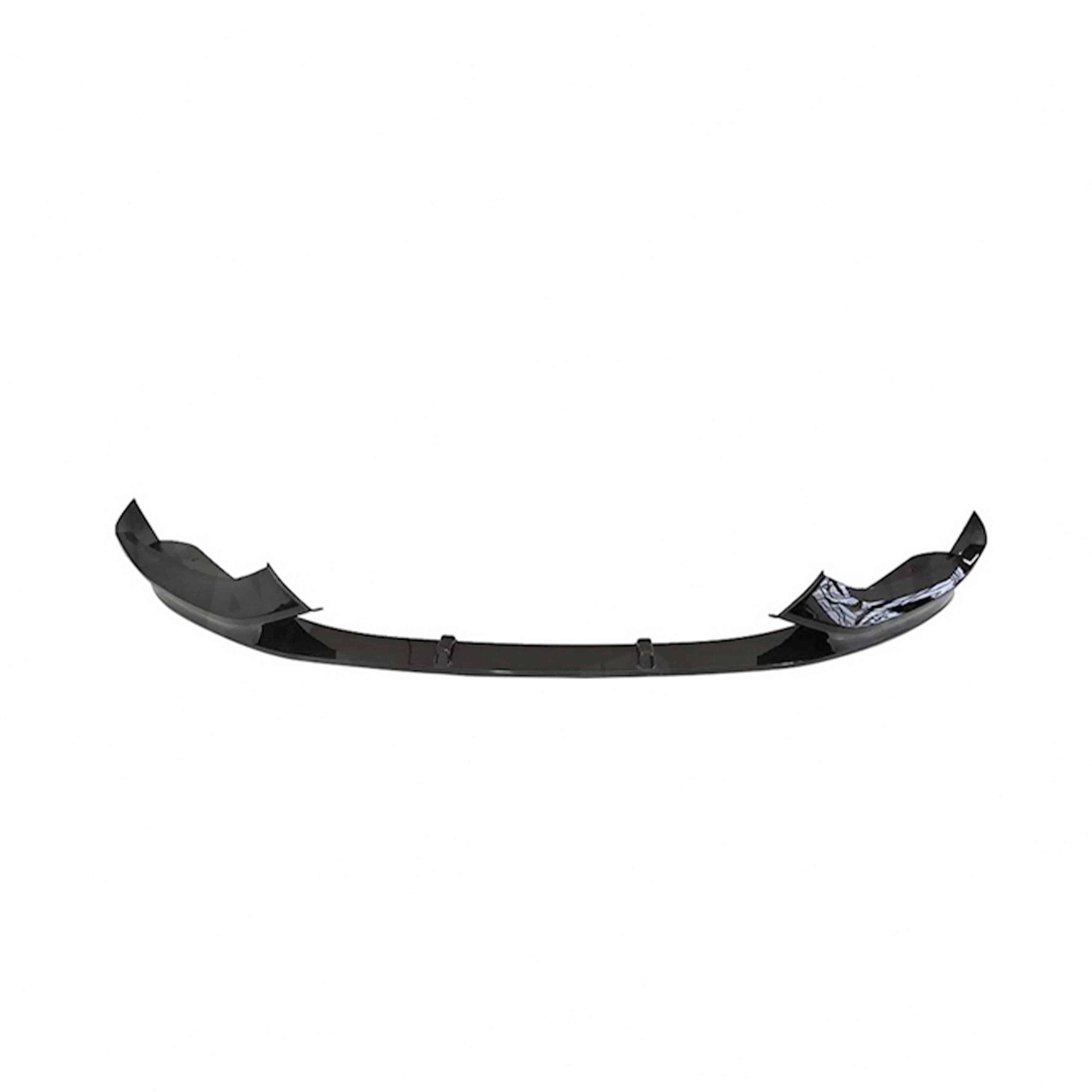 Gloss Black Performance Front Splitter for BMW 1 Series, M135i & M140i (2015 - 2019 LCI, F20 F21) - Evolve Automotive