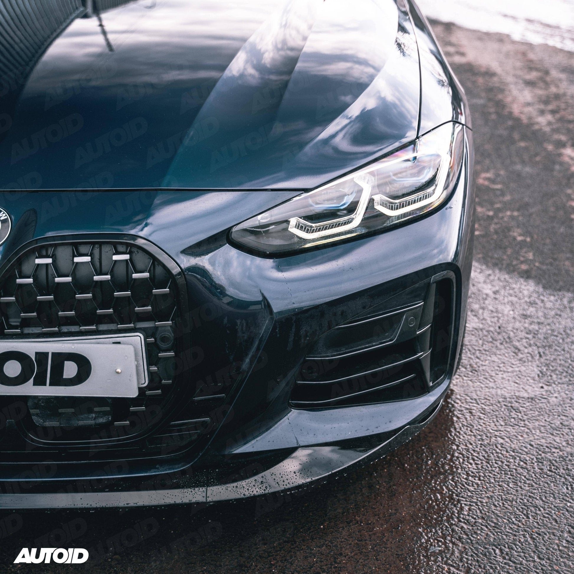 Gloss Black Performance Front Splitter for BMW 4 Series (2020+, G22 G23) - Evolve Automotive