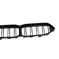 Gloss Black Slatted Front Grille for BMW 2 Series & M235i (2020 - 2024, F44) - Evolve Automotive