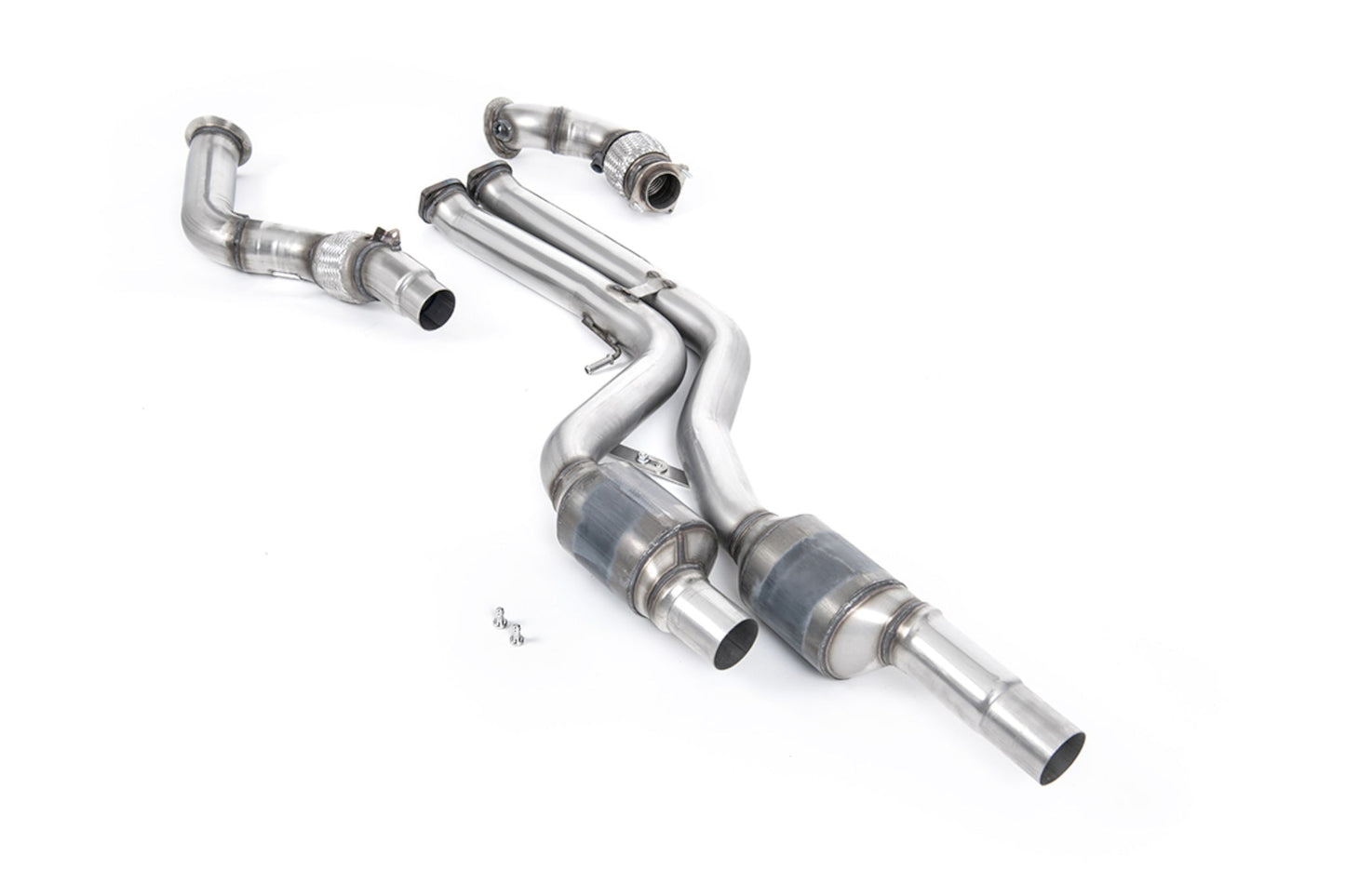 Milltek Large Bore Downpipes with OPF/GPF Bypass and High Flow Sports Cats - BMW F82 | F83 M4 - Evolve Automotive