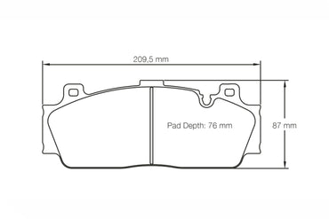 Pagid RSL29 Front Brake Pads - BMW F87 M2 Competition - Evolve Automotive